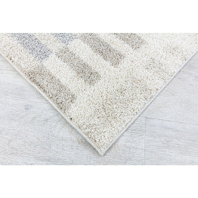 Alfombra de pelo largo Rayas (Natural, 230 x 160 cm, 100% Polipropileno) | BAUHAUS