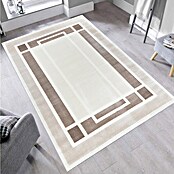 Alfombra de pelo corto Enmarcado (Natural, 200 x 140 cm, 80% polipropileno / 20% poliéster) | BAUHAUS