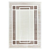 Alfombra de pelo corto Enmarcado (Natural, 200 x 140 cm, 80% polipropileno / 20% poliéster) | BAUHAUS