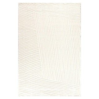 Alfombra de pelo largo Relieve (Crudo, 180 x 120 cm, 80% polipropileno / 20% poliéster)