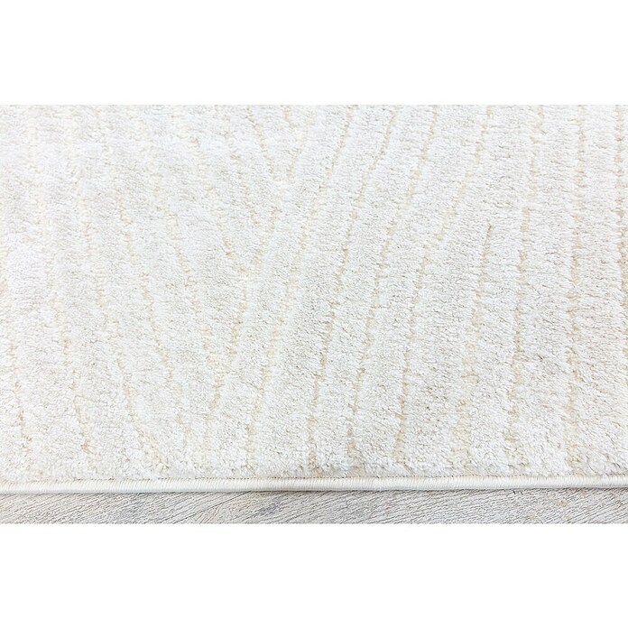 Alfombra de pelo largo Relieve (Crudo, 230 x 160 cm, 80% polipropileno / 20% poliéster) | BAUHAUS