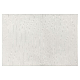 Alfombra de pelo corto Stelvio Olas (Crudo, 200 x 140 cm, 100% Poliéster)