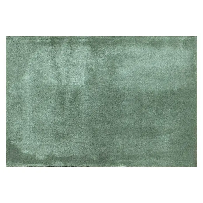 Alfombra de pelo corto Toscana - Verde, 230 x 160 cm, 100% Poliéster - Fondo verde texturizado con sutiles degradados de color, ideal como fondo versátil para diseños y proyectos visuales.