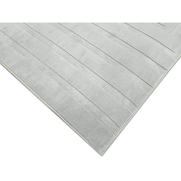 Alfombra de pelo corto Stelvio Cuadros (Plata, 230 x 160 cm, 100% Poliéster) | BAUHAUS