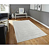Alfombra de pelo corto Stelvio Cuadros (Plata, 230 x 160 cm, 100% Poliéster) | BAUHAUS
