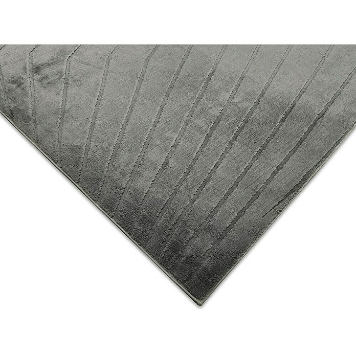 Alfombra de pelo corto Stelvio Picos (Gris, 230 x 160 cm, 100% Poliéster) | BAUHAUS