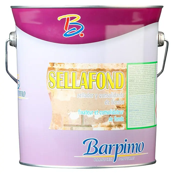 Barpimo Sellador Sellafond - Transparente, 4 l - Bote de pintura Barpimo Sellafond, imprimación y consolidante para fondos, ideal para reformas.\n