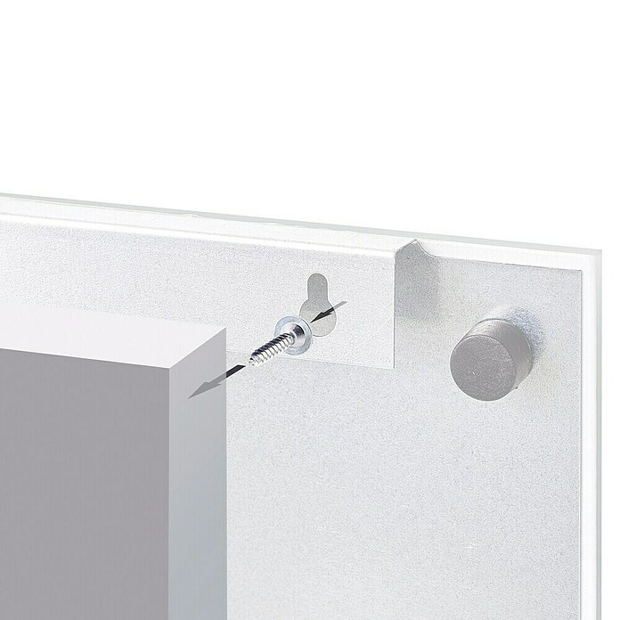 Zeller Present Memoboard (60 x 40 cm, Glas, Weiß) | BAUHAUS