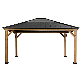 Sunjoy Pavillon Ernir (L x B: 452 x 393 cm, Farbe Dach: Anthrazit)