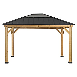 Sunjoy Pavillon Bruri (L x B: 394 x 336 cm, Farbe Dach: Anthrazit)