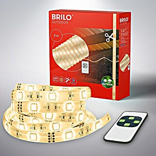 Briloner Tira LED Varma (Largo: 5 m, Blanco cálido, 240 lm)