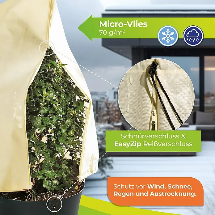 BioGreen Winterschutzhaube XL -  x H: 51 x 100 cm, 70 g/m online kaufen  bei BAUHAUS