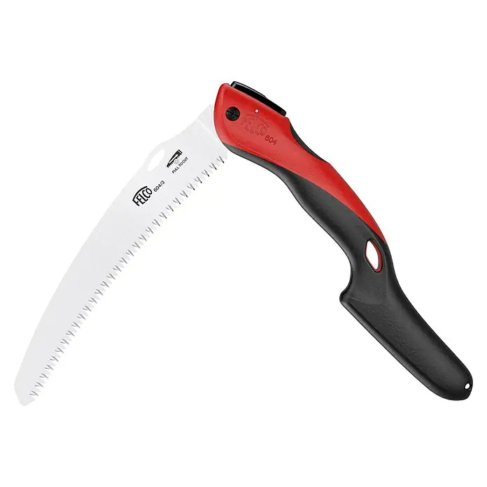 Felco Klappsäge 604 - Max. Aststärke: 120 mm - Felco 604 Faltbare Baumsäge mit rotem und schwarzem Griff für einfache Gartenarbeiten und Baumpflege.