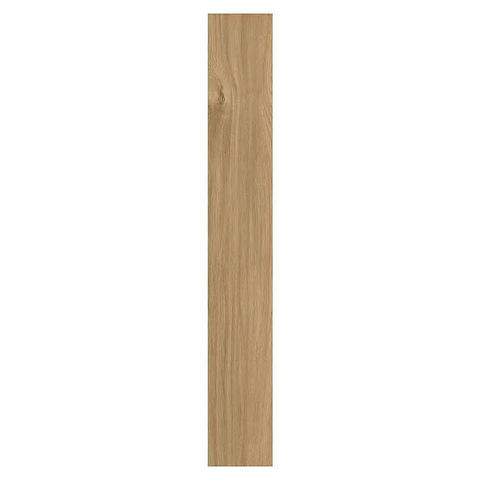 LOGOCLIC Aquaprotect Laminat - Soft Oak, Landhausdiele, 1.288 x 195 x 8 mm - Detailaufnahme eines Holzbrettmusters mit warmen, hellbraunen Tönen, die natürliche Maserung hervorheben und Textur verleihen.
