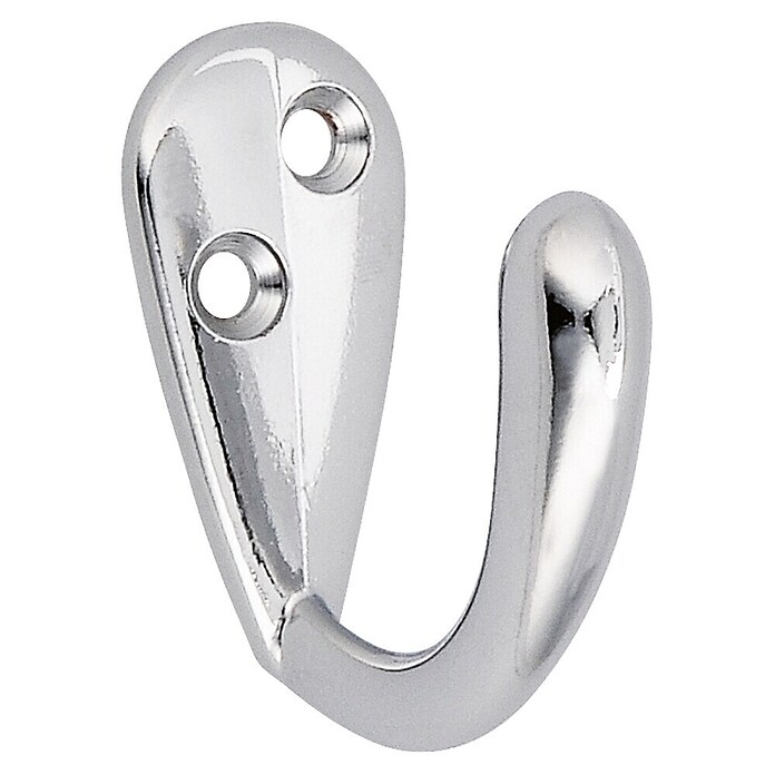 Siro Garderobna kuka  (D x Š x V: 43 x 19 x 38 mm, Krom, Čelik) | BAUHAUS