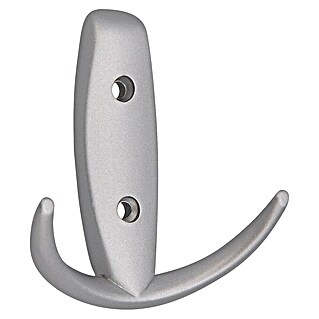 Siro Garderobenhaken (L x B x H: 80 x 73 x 30 mm, Aluminium, Stahl)