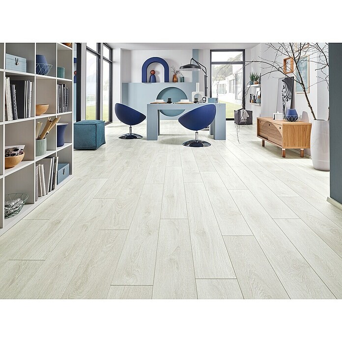 LOGOCLIC Vinto Laminat Eiche Bastogne (Eiche Bastogne, Landhausdiele, 1 288 x 195 x 8 mm) | BAUHAUS