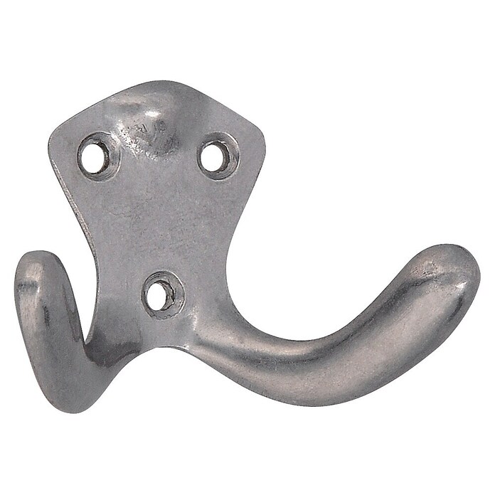 Siro Garderobna kuka  (Broj kuka: 1 Kom., D x Š x V: 7,2 x 4,7 x 3,2 cm, Aluminij) | BAUHAUS