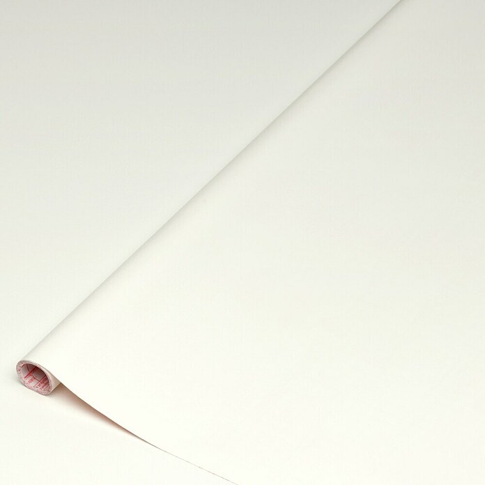D-c-fix Leder-Dekorfolie (Uni, Weiß, 200 x 45 cm, Selbstklebend)