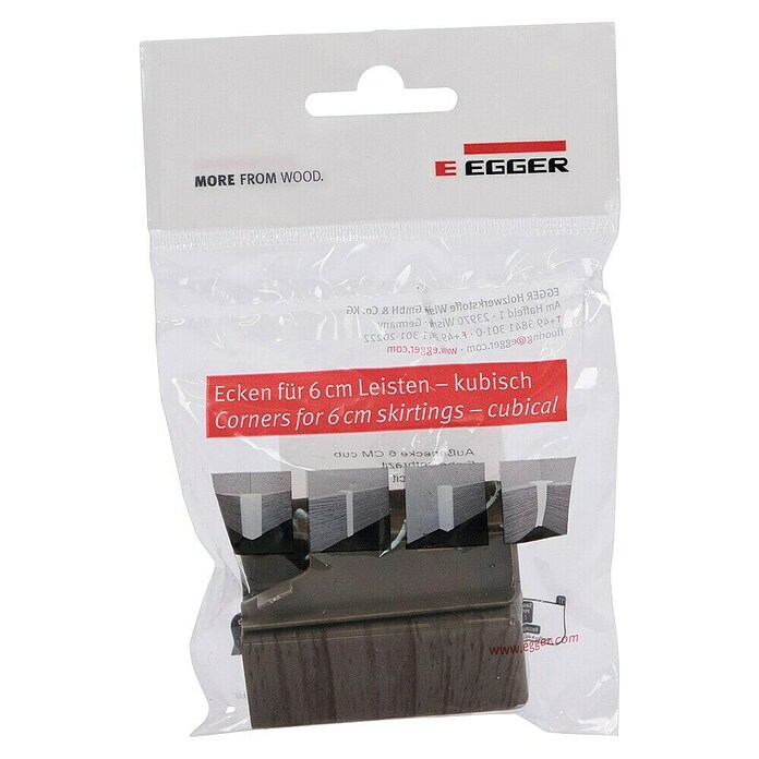 Egger Außenecke Cubical (Eiche anthrazit, 2 Stk., Passend für: Egger Cubical Sockelleisten 14 x 58 mm) | BAUHAUS