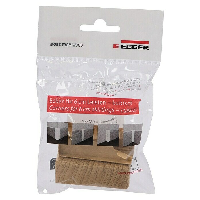 Egger Außenecke Cubical (Eiche sand, 2 Stk., Passend für: Egger Cubical Sockelleisten 14 x 58 mm) | BAUHAUS