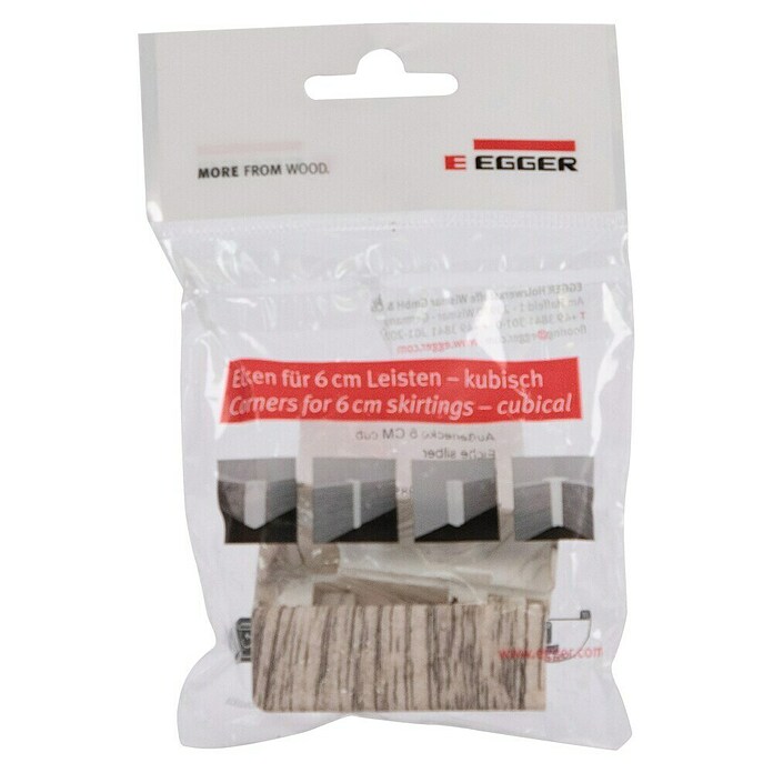 Egger Außenecke Cubical (Eiche silber, 2 Stk., Passend für: Egger Cubical Sockelleisten 14 x 58 mm) | BAUHAUS