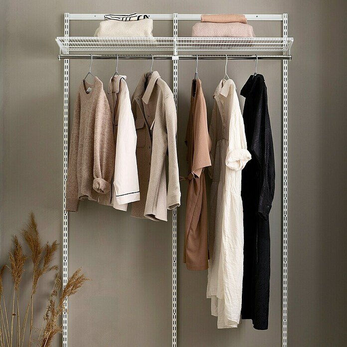 Elfa Classic by Elfa Juego de barras para ropa (L x An x Al: 445 x 1.240 x 2.140 mm, Blanco) | BAUHAUS