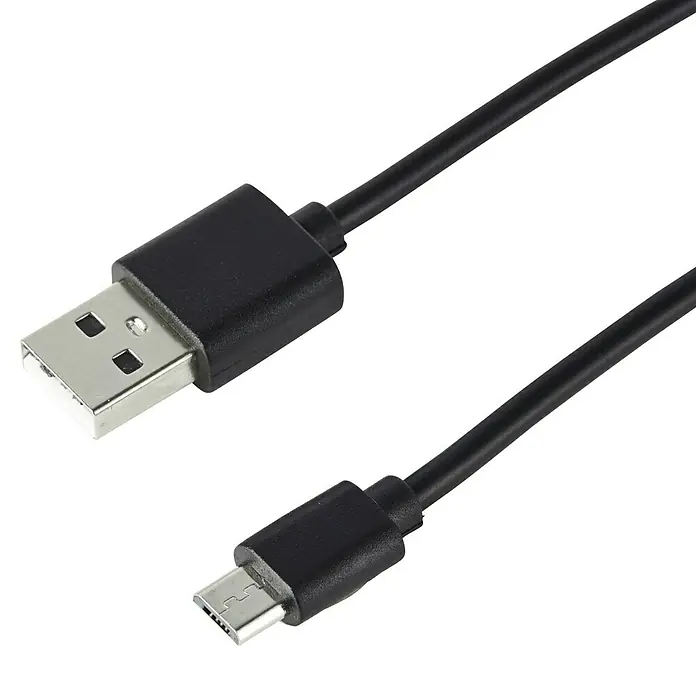 Brilliant Solar-Tischleuchte Viani - 2 W, L x B x H: 9 x 9 x 25 cm, Beige, IP44 - Schwarzes USB-Kabel mit einem USB-A- und einem Micro-USB-Anschluss zum Aufladen und zur Datenübertragung zwischen Geräten.