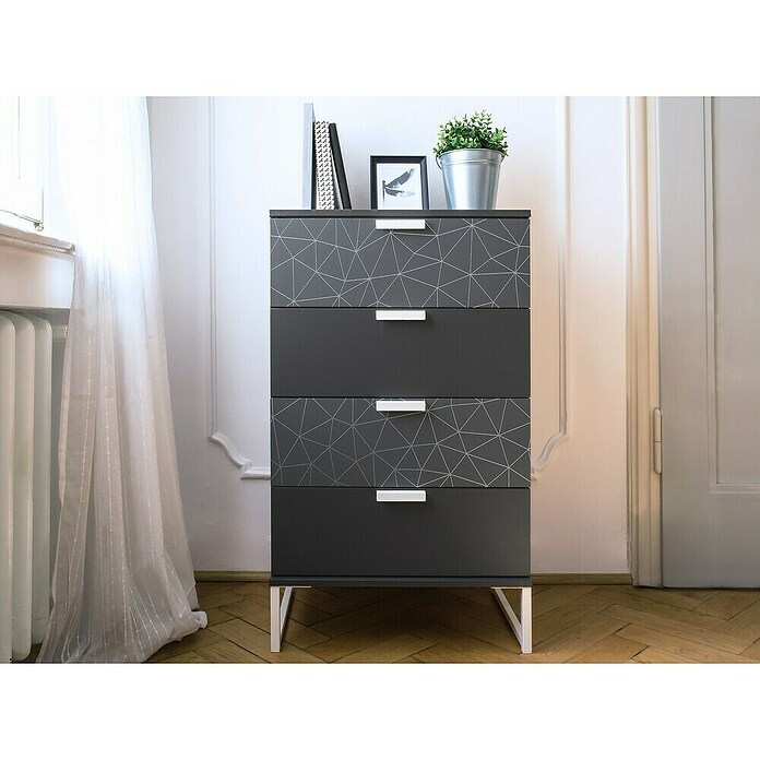 D-c-fix Klebefolie Matt (200 x 45 cm, Anthrazit, Selbstklebend) | BAUHAUS