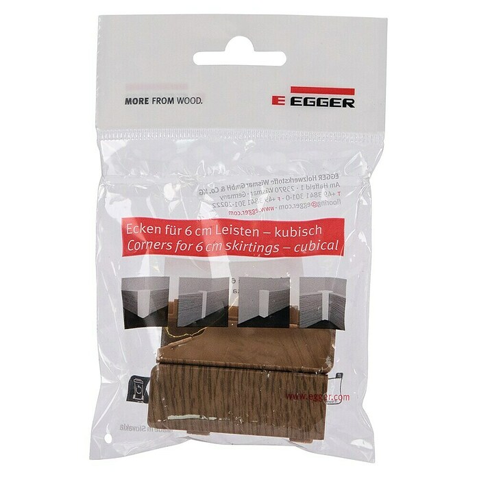 Egger Außenecke Cubical (Eiche mokka, 2 Stk., Passend für: Egger Cubical Sockelleisten 14 x 58 mm) | BAUHAUS