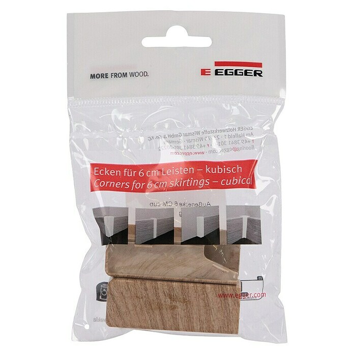 Egger Außenecke Cubical (Eiche honig, 2 Stk., Passend für: Egger Cubical Sockelleisten 14 x 58 mm) | BAUHAUS