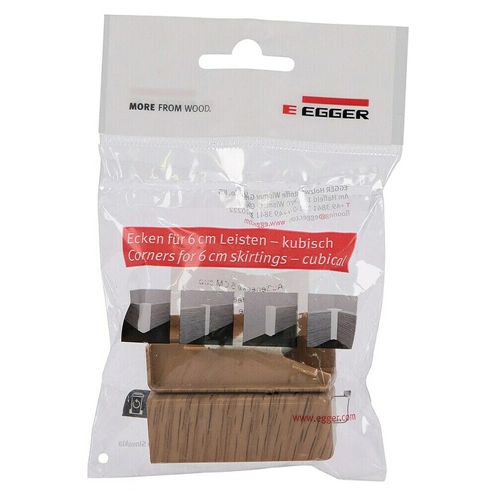 Egger Außenecke Cubical (Eiche Toffee, 2 Stk., Passend für: Egger Cubical Sockelleisten 14 x 58 mm) | BAUHAUS