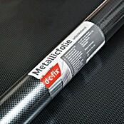 D-c-fix Carbonoptikfolie (150 x 45 cm, Schwarz/Silber, Selbstklebend)