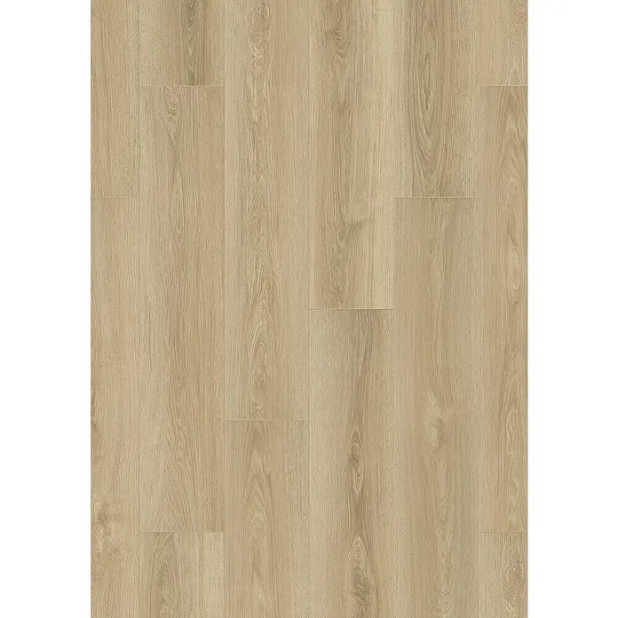 LOGOCLIC Vinto Laminatmuster Memphis - 300 x 195 x 8 mm, Landhausdiele - Helle Holzboden-Textur mit feinen Maserungen. Das Laminat erzeugt eine warme, einladende Atmosphäre im Raum.