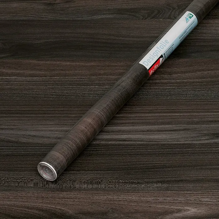 D-c-fix Holzoptikfolie Sangallo - 200 x 67,5 cm, Lava, Selbstklebend - Selbstklebende Designfolie in dunkler Holzoptik. Ideal zur individuellen Gestaltung von Möbeln und Oberflächen, schafft eine warme Atmosphäre.