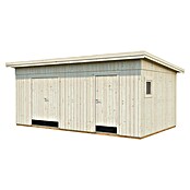 Palmako Caseta de jardín Kalle (Medidas ext. (An x Pr): 611 x 387 cm, Madera, Natural) | BAUHAUS