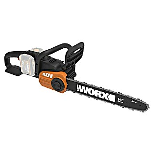 Worx PowerShare 20V Motosierra de batería WG384E.9 (Tensión de la batería: 40 V, Iones de litio, Sin batería, 35 cm)