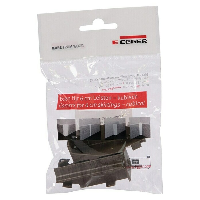 Egger Innenecke Cubical (Eiche anthrazit, 2 Stk., Passend für: Egger Cubical Sockelleisten 14 x 58 mm) | BAUHAUS