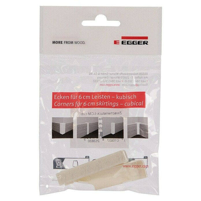Egger Übergangskappe Cubical (Eiche graublau, 2 Stk., Passend für: Egger Cubical Sockelleisten 14 x 58 mm) | BAUHAUS