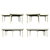 Palmako Pérgola Lenna Set XL (L x An: 628 x 628 cm, Madera, Natural) | BAUHAUS