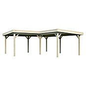 Palmako Pérgola Lenna Set XL (L x An: 628 x 628 cm, Madera, Natural) | BAUHAUS