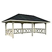 Palmako Pérgola Bianca Set 107 (L x An: 672 x 384 cm, Madera, Natural) | BAUHAUS