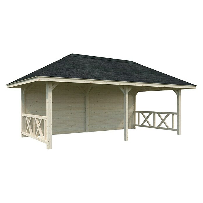 Palmako Pérgola Bianca Set 108 (L x An: 672 x 384 cm, Madera, Natural) | BAUHAUS