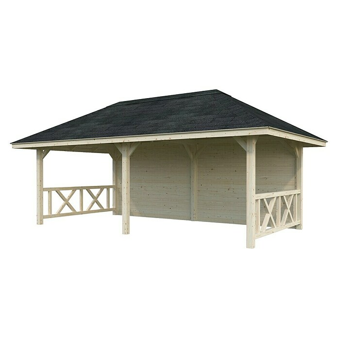Palmako Pérgola Bianca Set 108 (L x An: 672 x 384 cm, Madera, Natural) | BAUHAUS