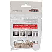 Egger Übergangskappe Cubical (Eiche silber, 2 Stk., Passend für: Egger Cubical Sockelleisten 14 x 58 mm) | BAUHAUS