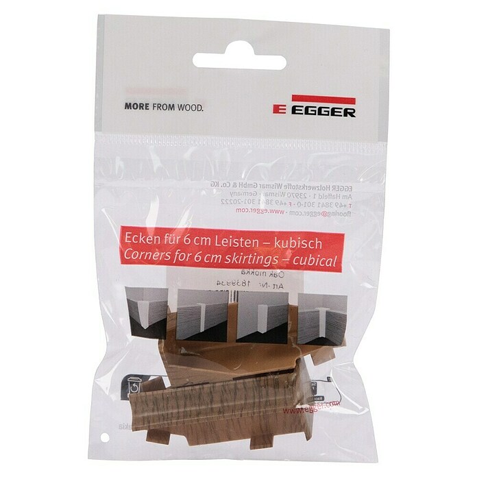 Egger Innenecke Cubical (Eiche mokka, 2 Stk., Passend für: Egger Cubical Sockelleisten 14 x 58 mm) | BAUHAUS