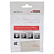 Egger Endkappe Cubical (Universal weiß, 2 Stk., Passend für: Egger Cubical Sockelleisten 14 x 58 mm) | BAUHAUS