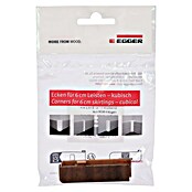Egger Endkappe Cubical (Nußbaum braun, 2 Stk., Passend für: Egger Cubical Sockelleisten 14 x 58 mm) | BAUHAUS