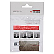 Egger Endkappe Cubical (Nußbaum hellbraun, 2 Stk., Passend für: Egger Cubical Sockelleisten 14 x 58 mm) | BAUHAUS