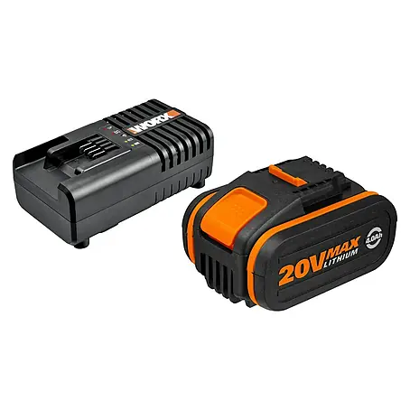 Worx PowerShare 20V Akku & Ladegerät WA3604